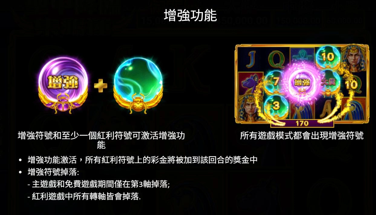 bng電子-聖甲降臨-集鴻運-增強功能說明