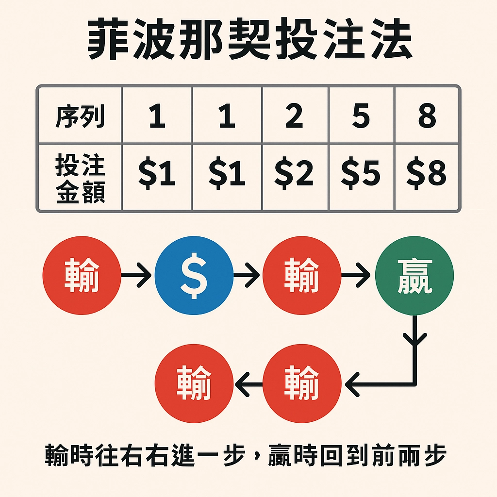 輪盤必勝法:菲波那契投注法
