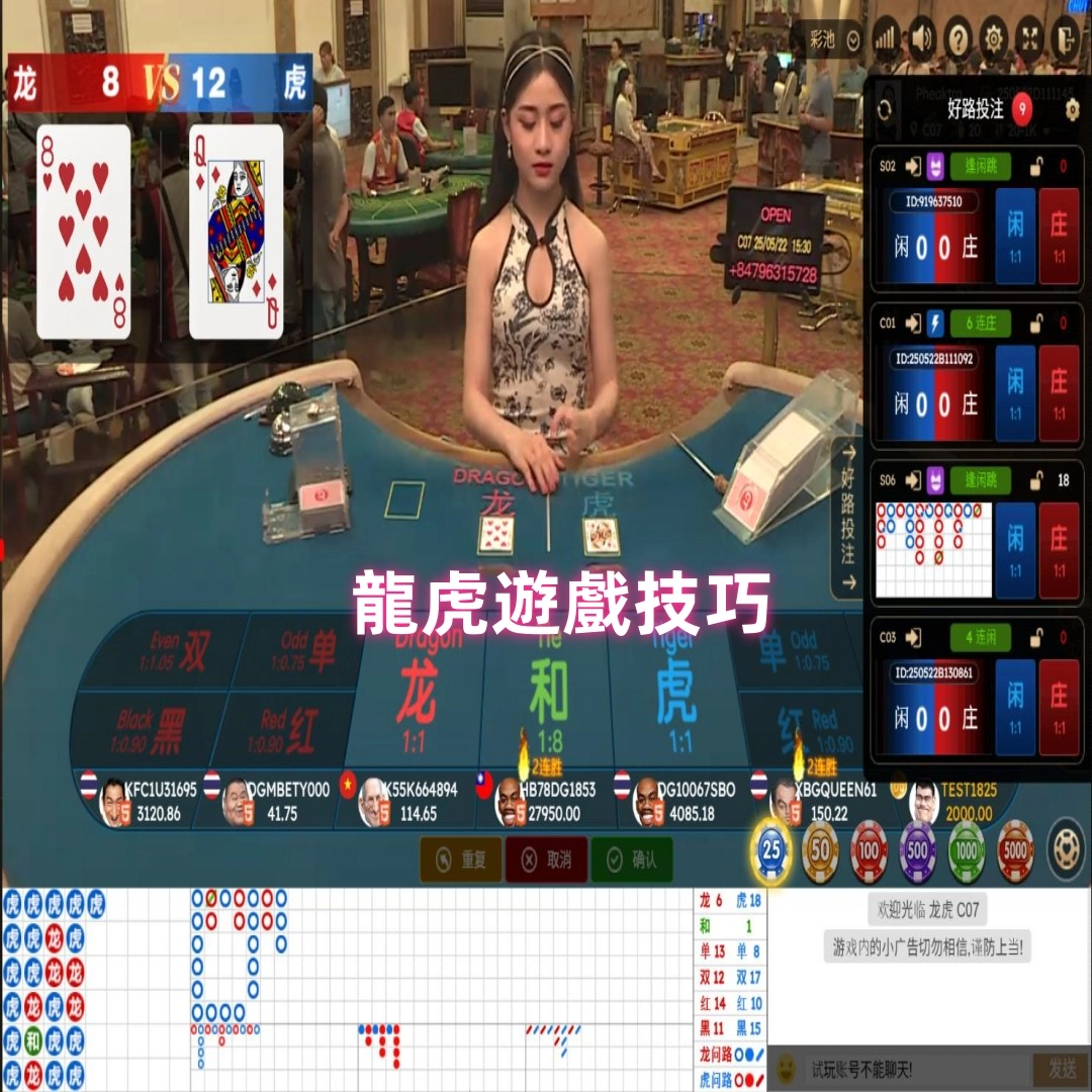 龍虎遊戲:2025年賭場技巧攻略指南