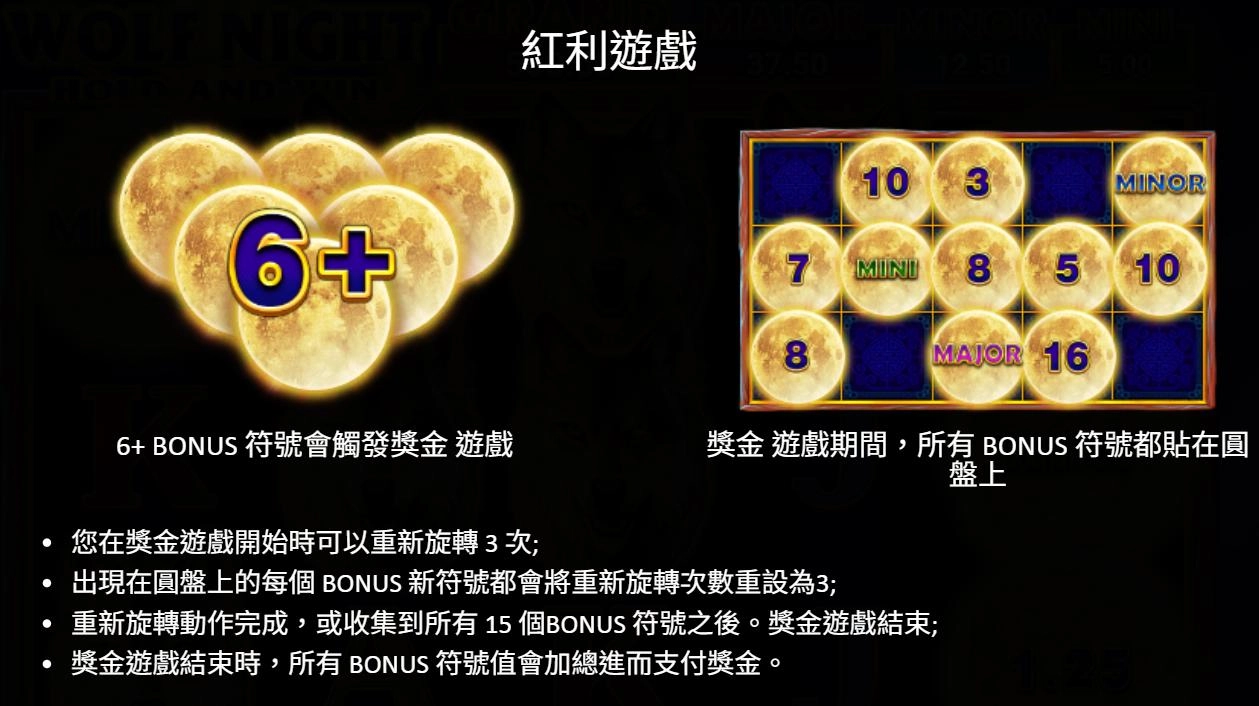 bng電子-月夜狼嚎-集鴻運-紅利遊戲