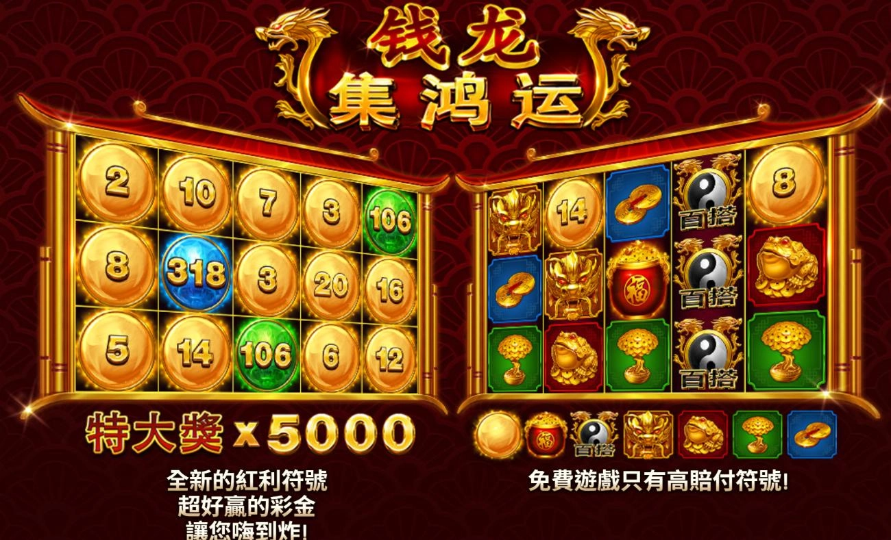 bng電子-錢龍-集鴻運-遊戲完整介紹指南