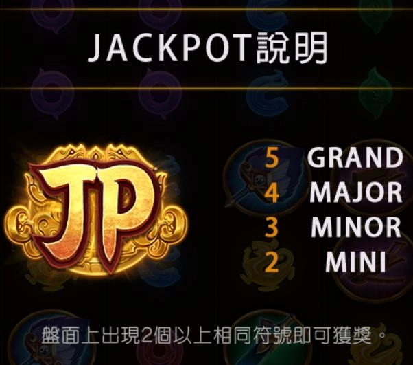 atg試玩-赤三國-JACKPOT圖文說明