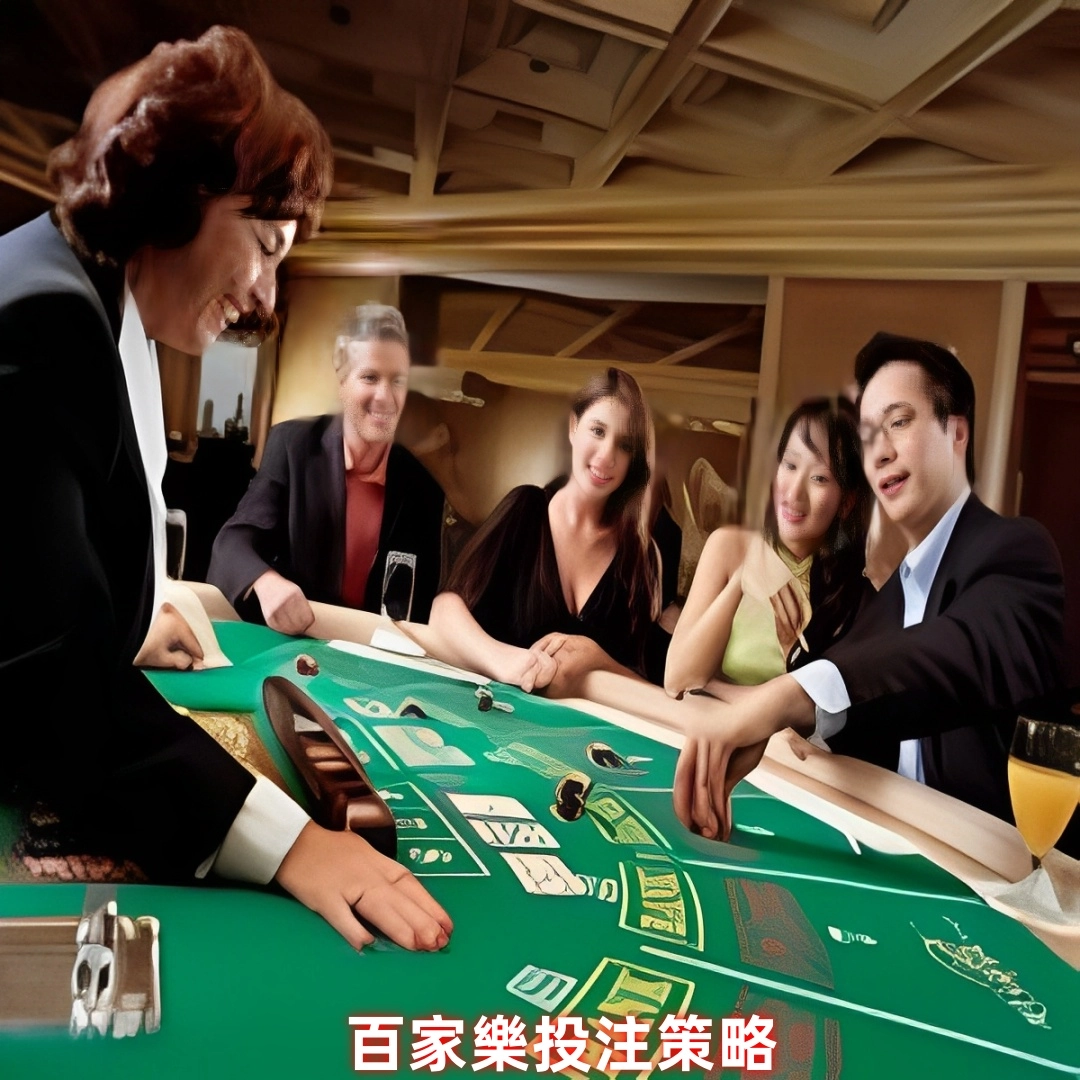 賭場遊戲-百家樂投注策略-玩家下注示意圖