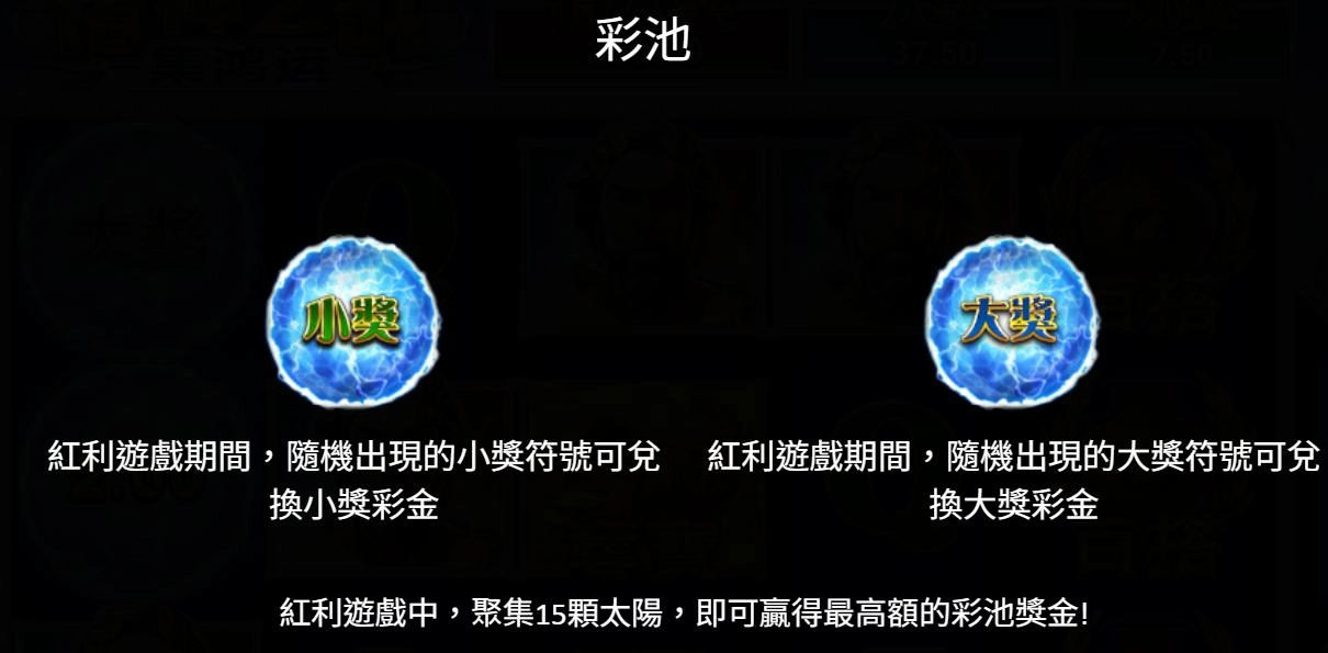bng電子-眾神之戰-集鴻運-彩池說明